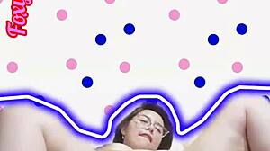 Chubby Beauty Shakes Fat Ass with Toys in Solo Monster Cock Play