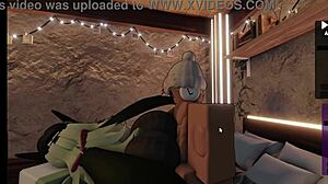 Hot Girl Fucked Through Ripped Jeans by Monster Cock.