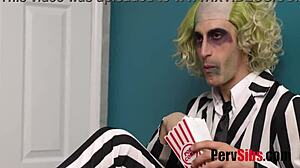 Beetlejuice! Stepsisters Hex with Pussy Juice!