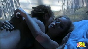 Softcore antique bedroom scene with big clit fingering