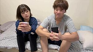 Holy Hell! Watch Her Suck His Stinky Cock Before Mom Returns!