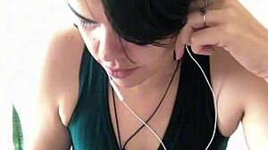 Join Me to Learn German with a Cute Curvy Brunette in a Fun Way