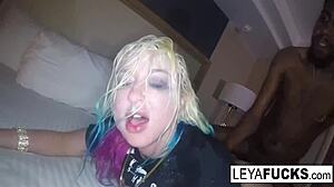 Blonde Hooker With Big Tits Anally Pleases Pimp On Snowy Streets In Interracial Cumshot Scene