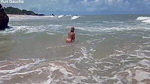 Yuri Gaucho Couple Shows All on Nudist Beach