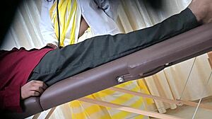 Desi Doctor Sahiya Teases Patient with Slow Sensual Handjob