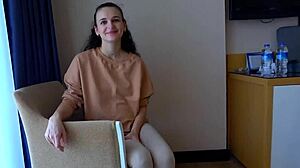 She came with her husband, but he left his pregnant wife alone with me