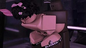 Femboy slut fucks and sucks big black cock behind boyfriend's back?