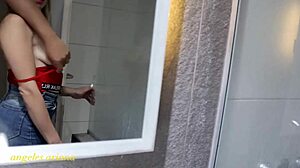 Hot brunette gets her ass nailed in a photoshoot
