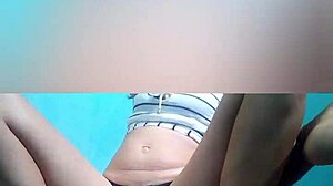 Homemade Sex with Tight Latina Neighbor in California Wet and Wild