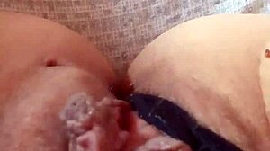 Pregnant Gretala Flashes In Transparent Thong