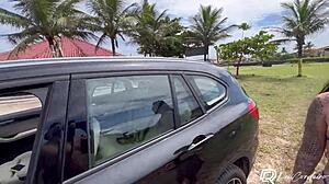 Tattooed Hottie From Beach Gives Facial Cumshot After Blowjob And Doggystyle Riding. Big Tits Bounce During Anal Fisting.