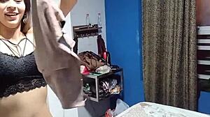 candyboom gets new clothes and rides her padrino hard