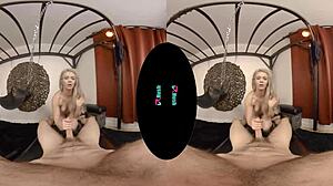 OMG, sexy blonde Kay Carter rides hard on your sex swing! 😘