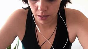 Join Me to Learn German with a Cute Curvy Brunette in a Fun Way