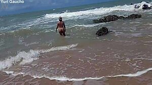 Yuri Gaucho Couple Shows All on Nudist Beach