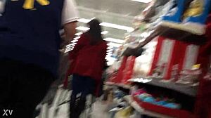 wow, candid mom shopping in the hidden spot!