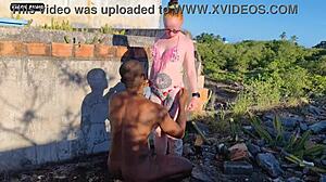 Slut Takes Big Black Cock in Raw Anal and Pussy Action