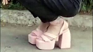 Discover Elza Kom's Sweet Tits In Lingerie, Curvy Latina Beauty With Muscular Belly.