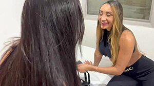 I kissed and ate my friend's big pussy with toys.