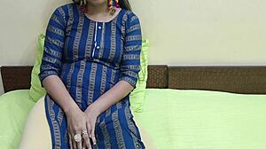 Indian jija bangs sexy saali SaarabhAbhi6 in bedroom romp