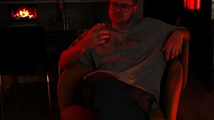 Romantic dinner explodes into hot bent over sex with my girl!