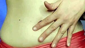 latina gym trainer belly button fetish