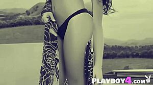 I Love Watching This All Natural Milf Undress In Lingerie For Playboy