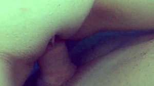 Risky public sex with petite teen's tight pussy in the pool!