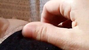 Pregnant Gretala Flashes In Transparent Thong