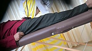 Desi Doctor Sahiya Teases Patient with Slow Sensual Handjob