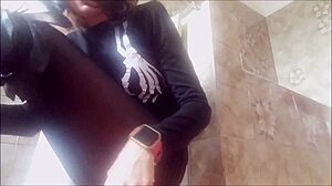 Amateur sissy humiliated in boots and nipple torture