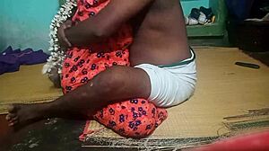 Indian aunty gets steamy with step boyfriend. So hot!