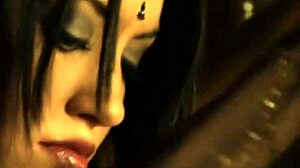 Beautiful Indian Woman Seduces with Dance