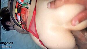 Hot Hole Filled with Monstrous Cock Anal Creampie