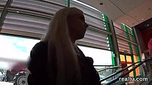 Ravishing Czech Teen Undresses in Shop and Gets Plowed Hard!