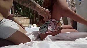 Comendo Inteada While Wife Calls About Missing SEX TOY. Public Latina Assfucking Gets Wild!