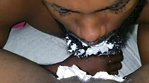 Watch black men skillfully eat black pussy in this intimate scene