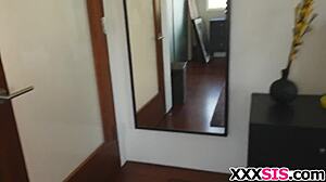 Feeling intense emotions as blonde stepsis Lily Rader takes a hardcore banging