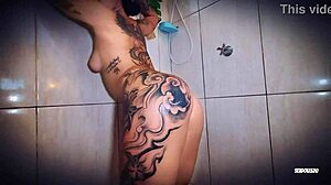 Arriving late to the party, brunette amateur in homemade scene asks to hurry.