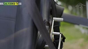 Lucky Taxi Driver With Naked Influencer