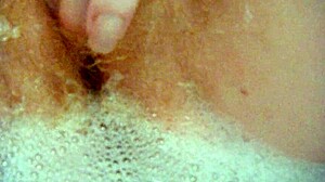 Annie enjoys a relaxing bath with comfortable bubbles and gets a massage