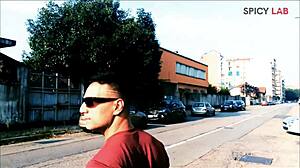 big boobs brunette got saved and fucked hard, roleplay style