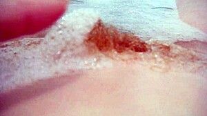 Annie's big tits fingered in monster bath bubbles