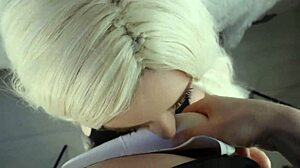 I slam my step sister hard, pounding doggystyle until I cum on her face.