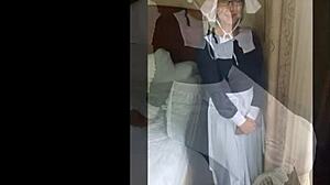 Pilgrim woman takes black cock penance in 1600s