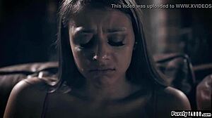 Teen's online date turns out to be a fake. Things get hairy with rough deepthroat action after meeting.