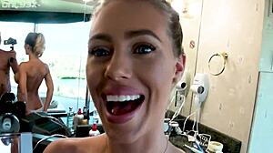 Nicole Aniston bangs and rides the men she dates hard