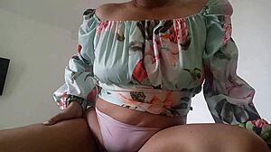 British MILF gets her wet pussy massaged and fucked