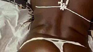 Black MILF has rough sex with ex-partner and rips his clothes