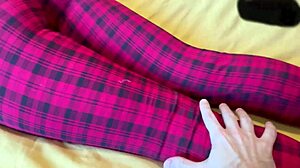 Fucked her hard while she played! What a submissive skinny waist!